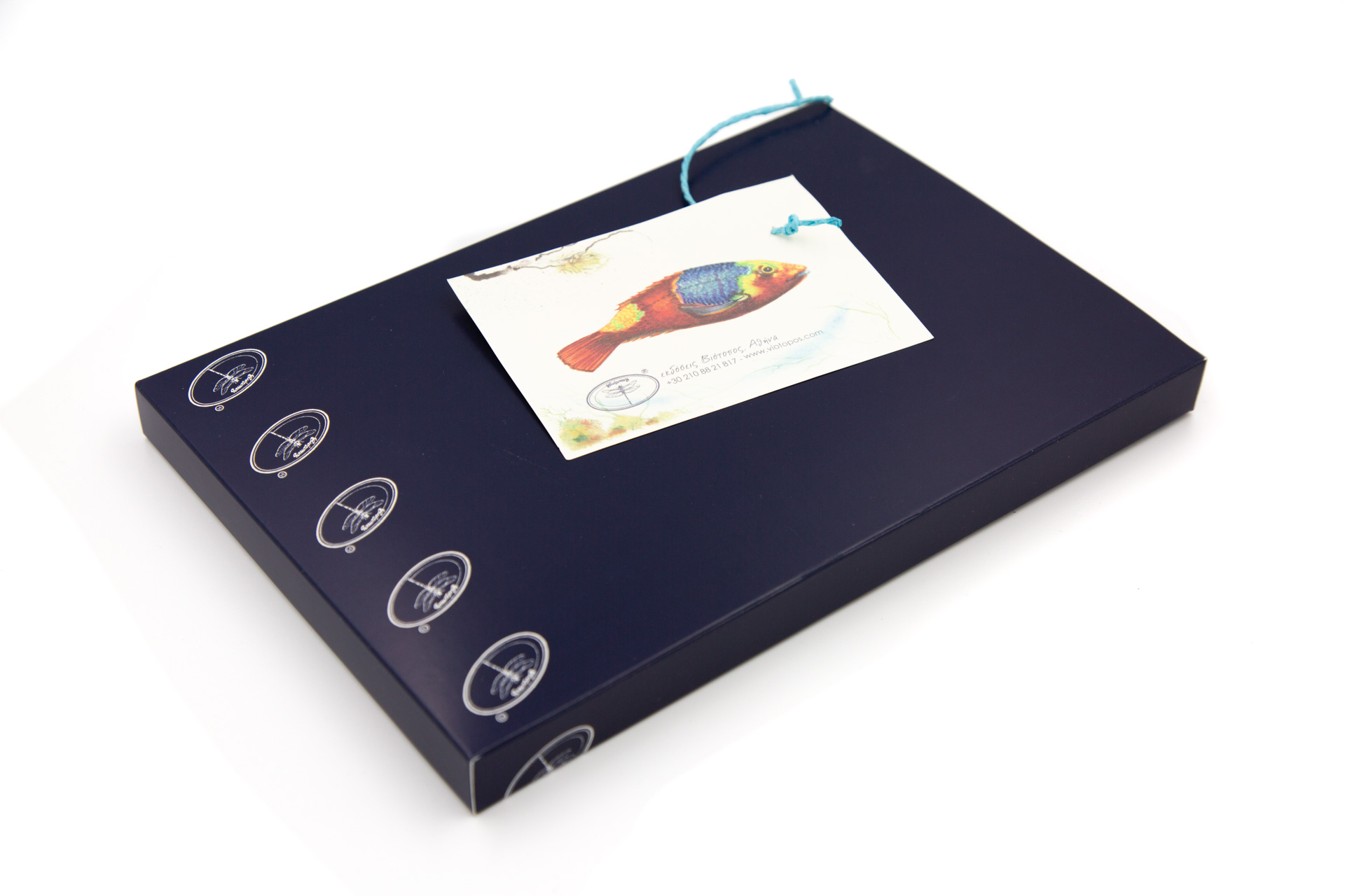 Book of secrets "in the Greek Deep-blue" - Packaging