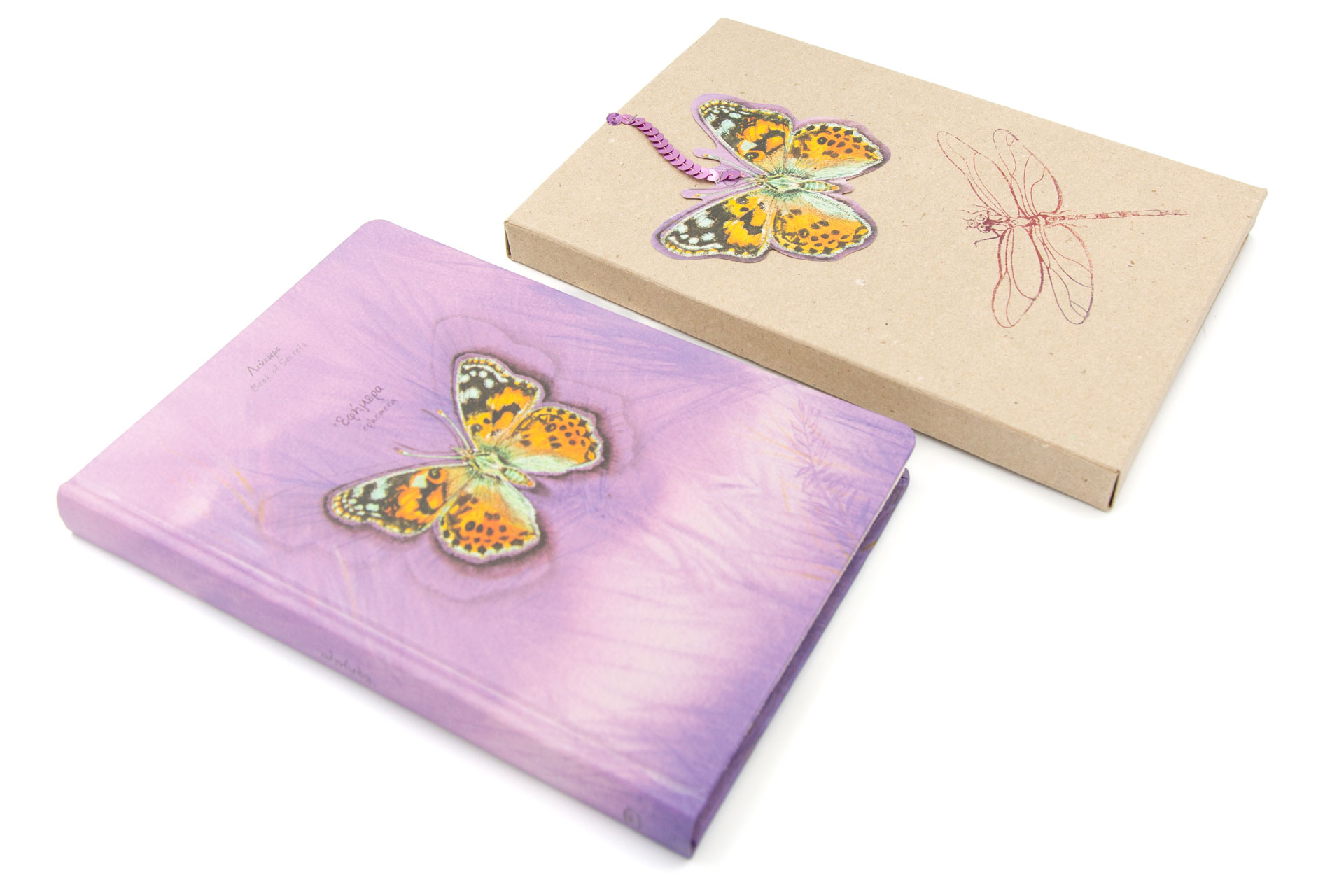 Book of secrets "Ephemera" - Front and Packaging