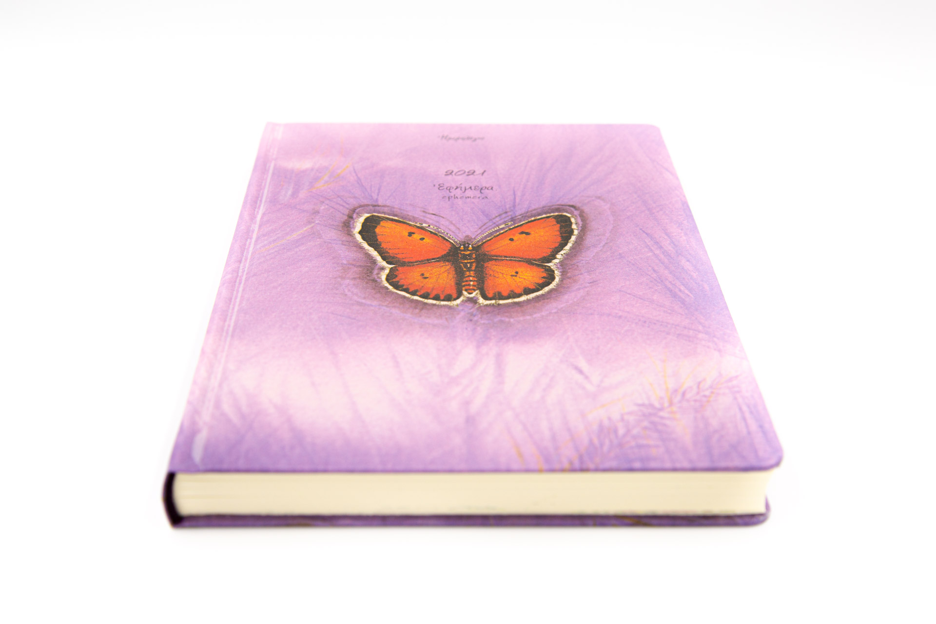 Diary 2021 "Ephemera" by Viotopos publishing - Front side with perspective