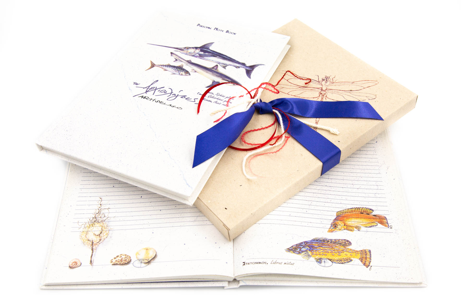 Personal notebook "Archipelago" - Front, Package and Spread