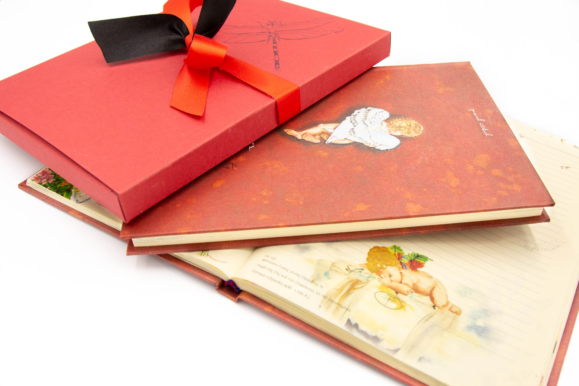 Personal notebook "Eros" - Package, Front and Spread