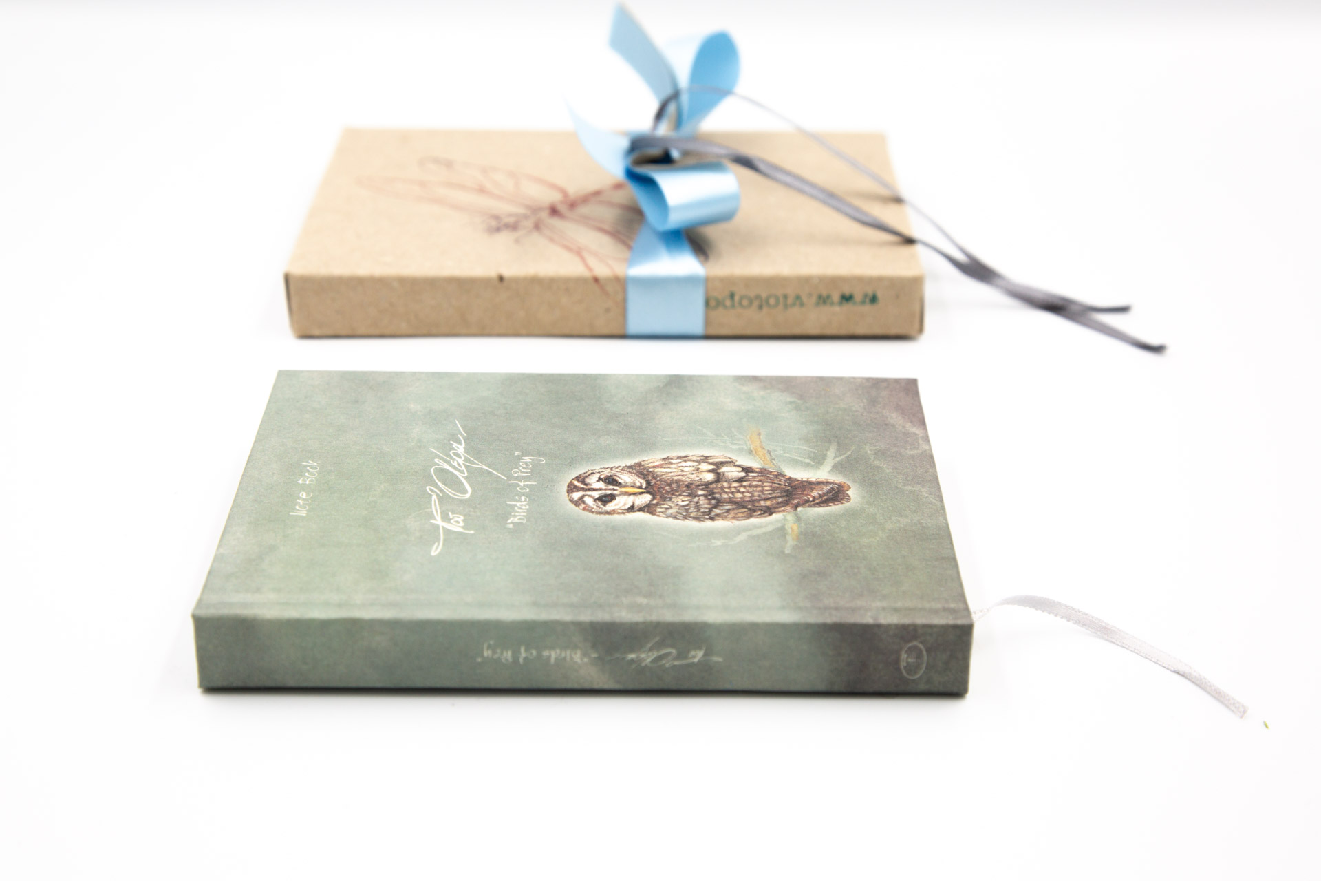 Small notebook "Birds of Prey" - Front and Package