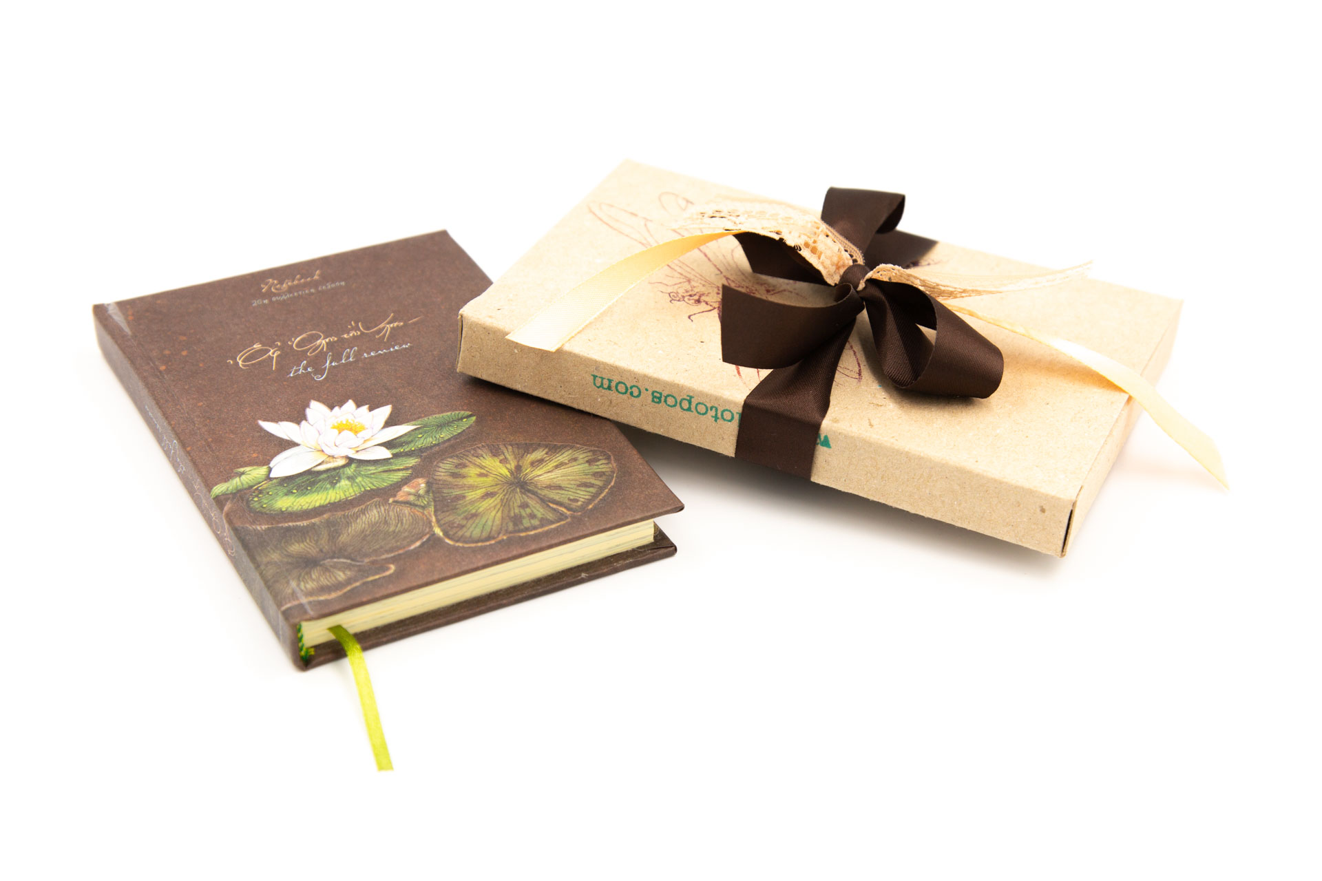 Small notebook "the Full Review" - Front and Packaged