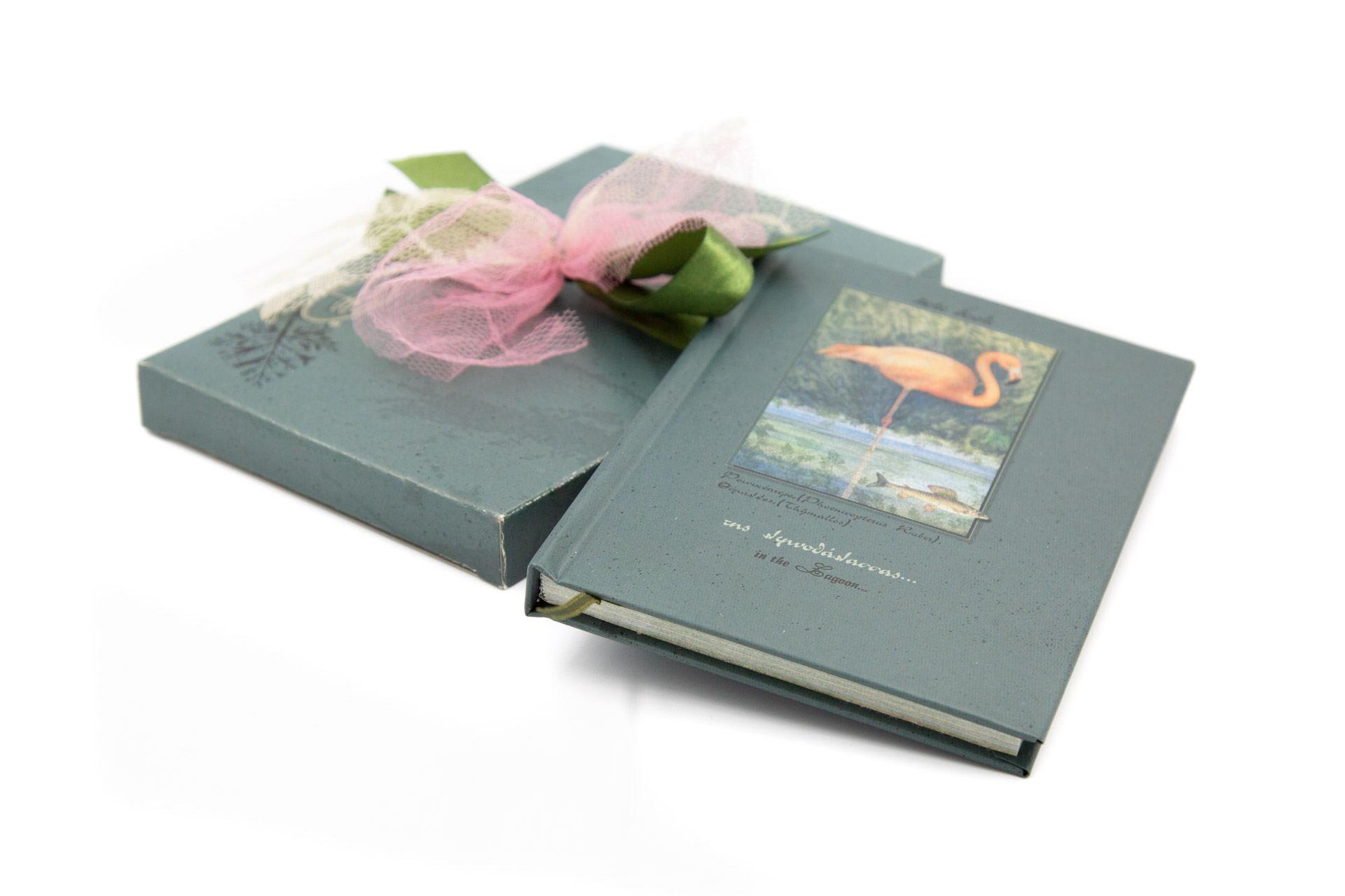 Small notebook "in the Lagoon" - Front and Package
