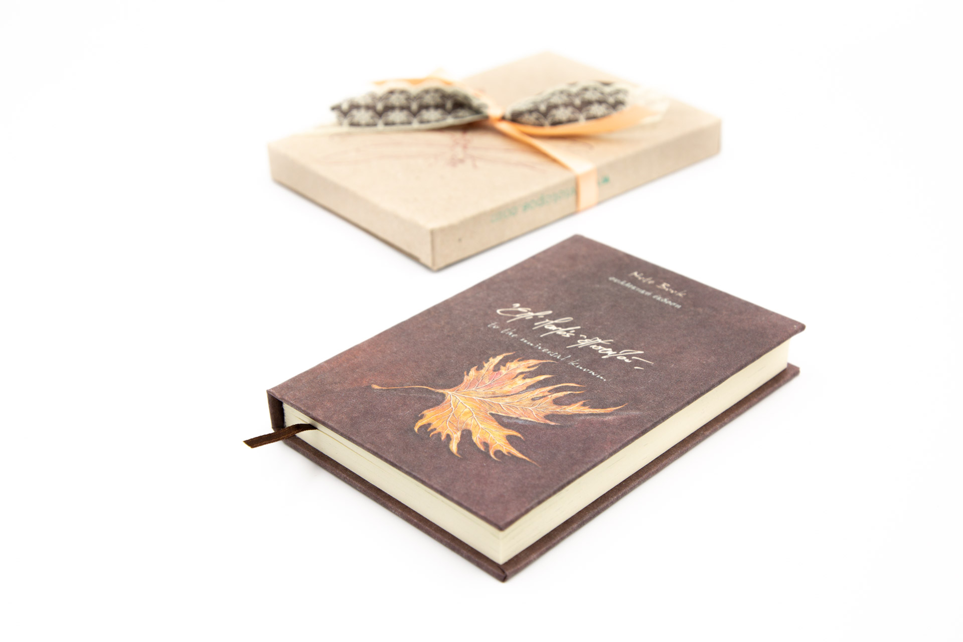 Small notebook "to the Universal Known" - Front and Package